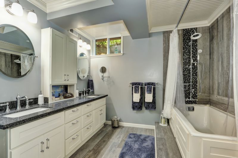 Bathroom with Custom Storage